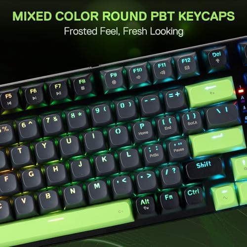 Redragon K740 Wired RGB Gaming Keyboard, Aluminum Base & Knob, 95% Layout - Image 6