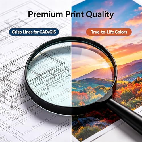 728 Ink Cartridge Replacement for DesignJet T830 MFP DesignJet T730 Large Format Plotter Printers 130ML 4 Pack - Image 5