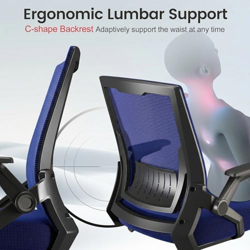 GTPLAYER Gaming Chair Racing Office Computer Ergonomic Video Game Chair Backrest and Seat Height Adjustable Swivel Recliner with Headrest and Lumbar Pillow Esports Chair Blue - Image 5