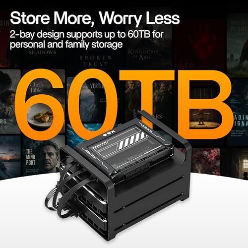 2 Bay DIY NAS Kit, x86 Home Server, Intel Quad-Core, 16GB RAM, - Image 2