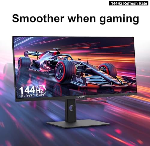 INNOCN 40C1R Ultrawide Monitor 40" WQHD 3440 x 1440p 144Hz FreeSync Premium HDR400 21:9 Computer Display 95% DCI-P3 500Nits IPS USB Type-C HDMI Tilt/Height Adjustable, Mountable - Image 6