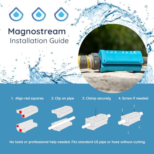 Magnostream Magnetic Water Softener - Salt-Free Water Descaler - Pack of 3 - Image 5