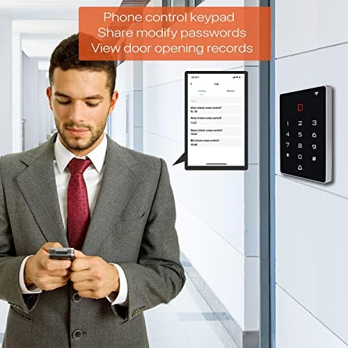 Wireless WiFi Access Control Keypad, Tuya Door Access Control System - Image 4