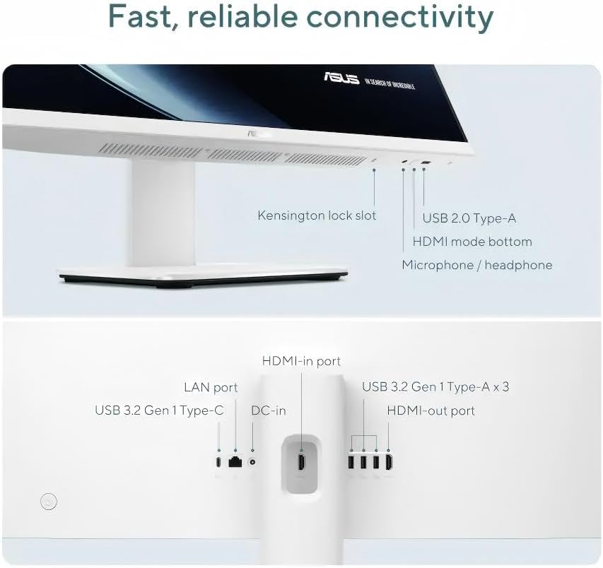 ASUS VM670 27" All-in-One Desktop Computer, Touchscreen, 32GB DDR5, 1TB SSD - Image 7