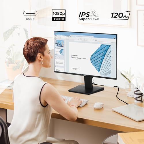 ViewSonic VA2448-MHU 24 Inch 1080p IPS Computer Monitor, 120Hz, USB C - Image 3
