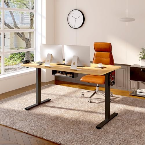 FLEXISPOT EN2 48"x24" Standing Desk with Power Strip Bundle, Maple - Image 2