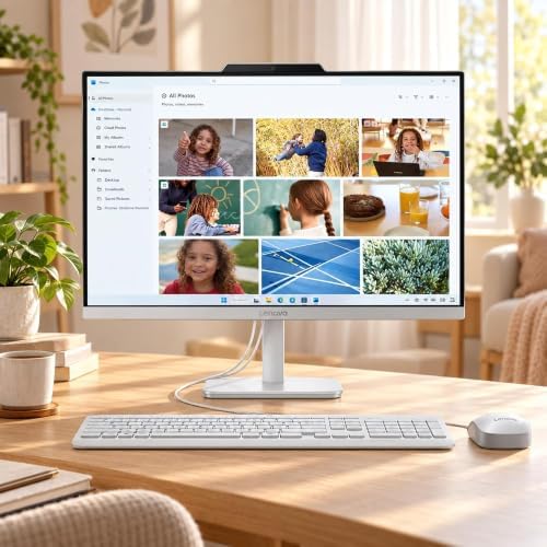 Lenovo IdeaCentre 24“ FHD All-in-One, 32GB RAM, 2TB SSD, Intel 4-Cores - Image 7