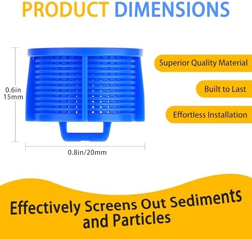 A.I.FORCE 8-Packs AGM73269501 Washing Machine Water Filter Screen for LG - Image 6