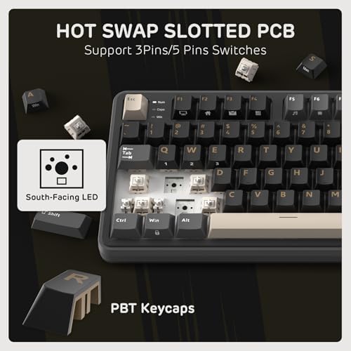 RK ROYAL KLUDGE S98 Wireless Mechanical Keyboard w/Smart Display & Knob - Image 6