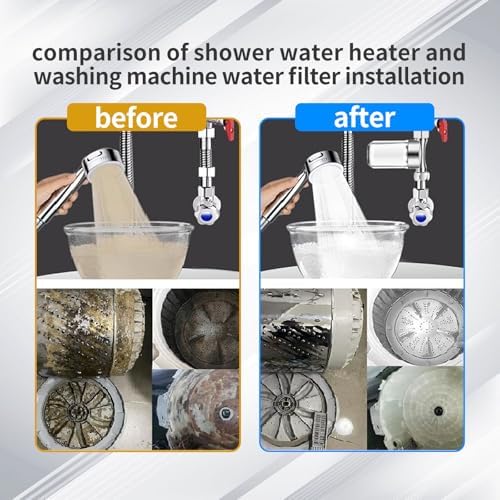 5 Or 40 Micron Reusable Brass Sediment Filter, Visual Washer Water Filter System, 12 GPM High Flow, for Washing Machine, Heater, Shower, Garden, 1/2" NPT+3/4" GHT Chrome (Stainless Steel Filter 40um) - Image 7