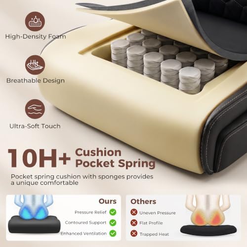 High Back Executive Office Chair with Inflatable Lumbar Support - Image 5