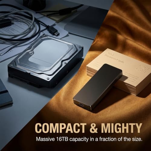 External Solid State Drive 1TB Portable USB 3.0 (1, Black) - Image 6