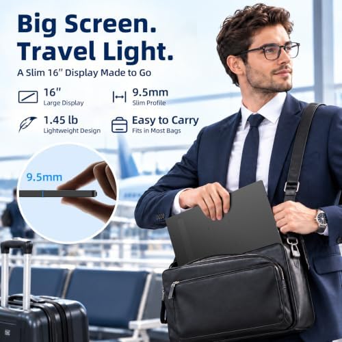 TECLAST 16'' 144Hz Portable Gaming Monitor, 1080P Travel Monitor for Laptop - Image 6