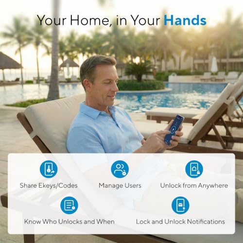 ULTRALOQ Bolt SE Smart Lock,Built-in WiFi,Matter Over Thread,Remote Access - Image 3