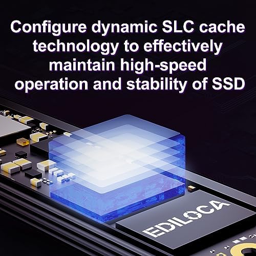 1TB M.2 2280 NVMe SSD with Heatsink, PCIe Gen4.0 Internal Solid State Drive Compatible with PS5/PC, Up to 5000MB/s 3D NAND TLC Dynamic SLC Cache, for PS5 Storage Expansion, 5Year Warranty EN760 - Image 4