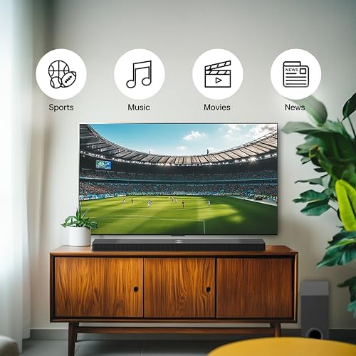 LG S40TR 4.1 ch. Home Theater Soundbar with Rear Surround Speakers and Wireless Subwoofer, Wow Interface, Dolby Audio, AI Sound Pro, Amazon Exclusive - Black - Image 5