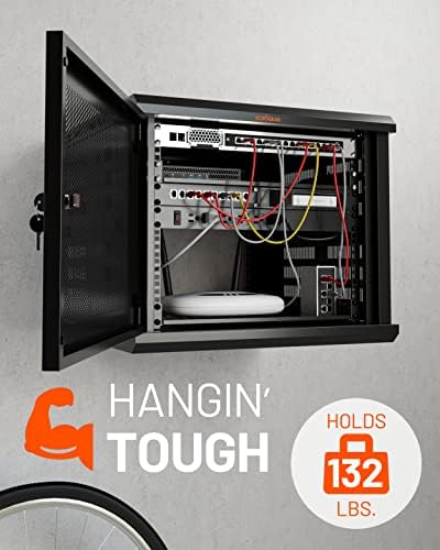ECHOGEAR 9U Network Rack w/Enclosed Design, Easy Install, 600mm Depth - Image 5