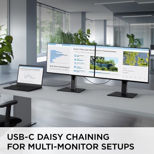 ViewSonic VG2758-2K 27 Inch 1440p Docking Monitor, 100W USB C, RJ45 - Image 5