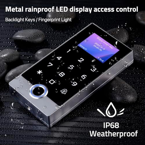 Wireless WiFi TUYA Fingerprint Access Control System with LED Screen/Voice - Image 6