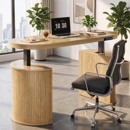 Electric Standing Desk, Sit Stand Up Desk, Adjustable Height Executive Desk - Image 5