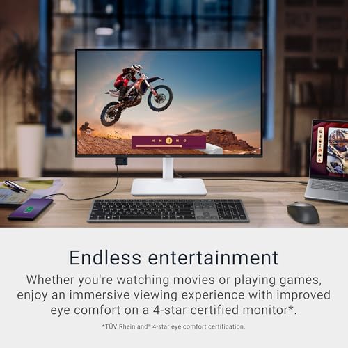 Dell 27 Monitor S2725QC, 4K UHD IPS, 120Hz, 99% sRGB, 4ms, FreeSync Premium - Image 2