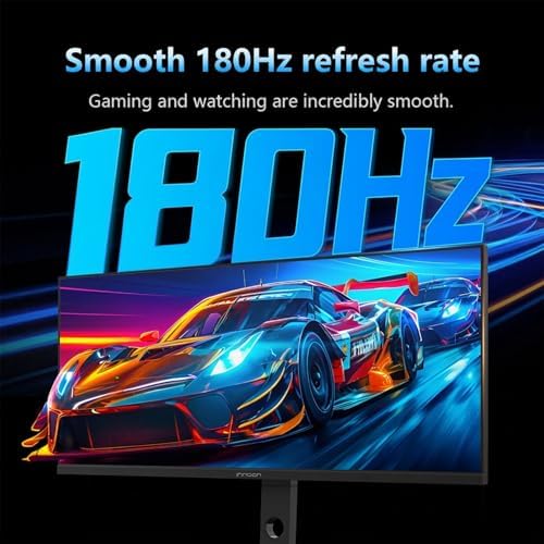 INNOCN 34" Ultrawide Monitor WQHD 3440 x 1440P 180Hz IPS PC Adaptive-Sync G-SYNC Compatible, HDMI, DP, PIP/PBP, 21:9, HDR, MPRT, Built-in Speaker, Height Adjustable, Eye Care - 34C1R - Image 5