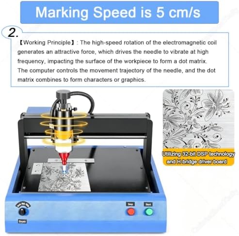 Desktop Nameplate Tag Marking Tool,No Compressor Required 300x200mm - Image 6