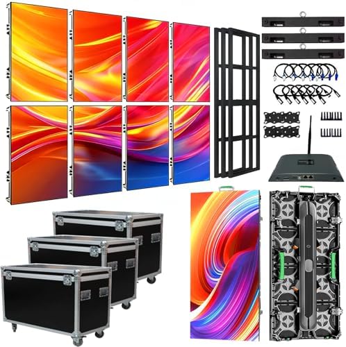 Portable LED Display Wall Panel | P1.8 P2.9 P3.91 P4.81|3840Hz High Refresh, IP65 Waterproof Cabinet | LED Video Wall Screen for Wedding Party Concert Event Advertising Show Stage Event Rental by MKORMK