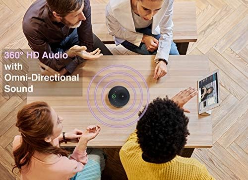YAMAHA YVC-200 Portable USB & Bluetooth Speakerphone, Hold Meetings Anywhere, Noise Reducing Conference Phone with 10-Hour Rechargeable Battery Life - Image 3