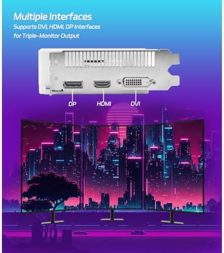MOUGOL AMD Radeon RX 580 8GB GDDR5 Gaming Graphics Card, HDMI/DP/DVI White - Image 6