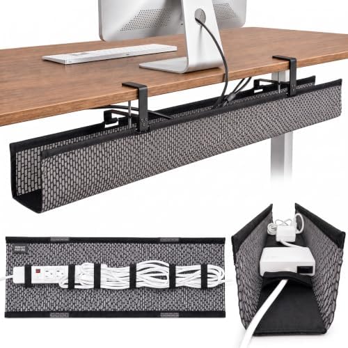 Perfect Posture Cable Management Tray Clamp Mounted Desk Organizer - 38" by PerfectPosture