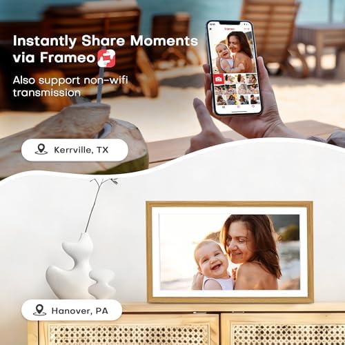 Frameo 15.6" Digital Picture Frame WiFi, Large Display Digital Photo Frame - Image 4
