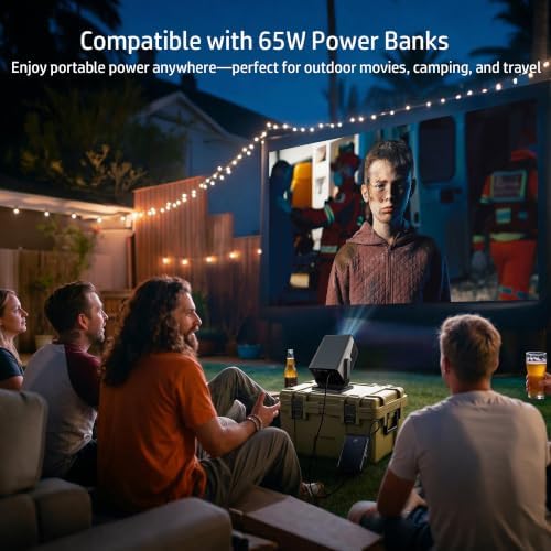 HP Projector with Netflix, USB-C Power Bank Compatible, 4K Supported MC475 - Image 6