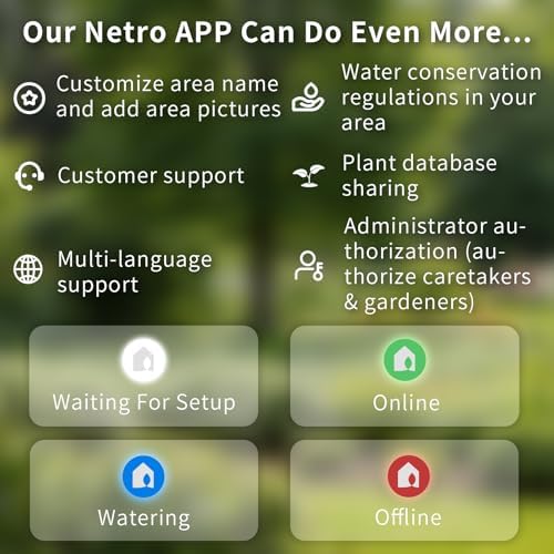 Netro Sprite 6 Zone Smart Sprinkler Controller for Lawn 2.4G WiFi App-Based - Image 7