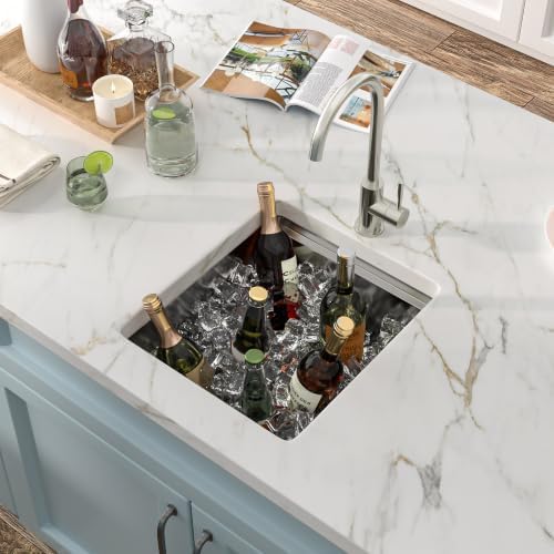 15"x17" Bar Prep Sink Undermount Workstation - Image 2