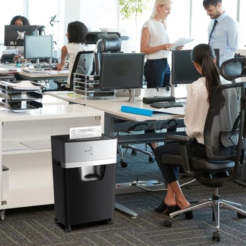 BONSEN 16-Sheet Cross-Cut 60-Min Heavy Duty Paper Shredder for Home Office - Image 7