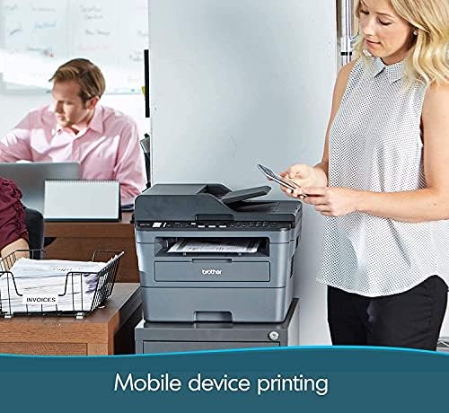 Brother L-2710DW Series Compact Monochrome All-in-One Laser Printer I Print Copy Scan Fax I Wireless I Mobile Printing I Auto 2-Sided Printing I ADF I 32 ppm I ADF + Printer Cable - Image 4