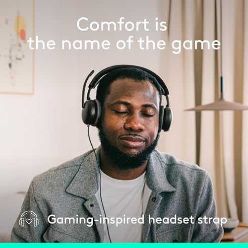Logitech Zone Wired 2 Noise Canceling Headset with Adaptive Hybrid - Black - Image 5