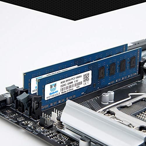 8GB Kit (2x4GB) DDR3 1333MHz UDIMM 4GB PC3-10600U 2RX8 PC3 1333 DDR3 10600 CL9 1.5V 240-PIN Non-ECC Unbuffered Desktop Memory RAM Module - Image 5
