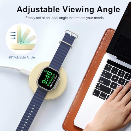 Upgraded for Apple Watch Charger,Portable Magnetic Fast Charging Dock - Image 5