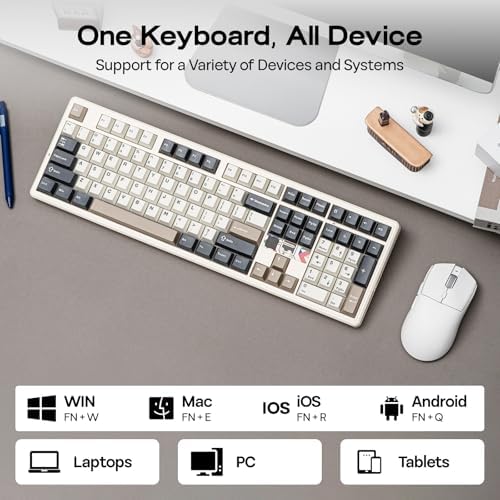 EPOMAKER X Aula F108 PRO V2 Wireless Mechanical Keyboard with Pixel Screen - Image 3