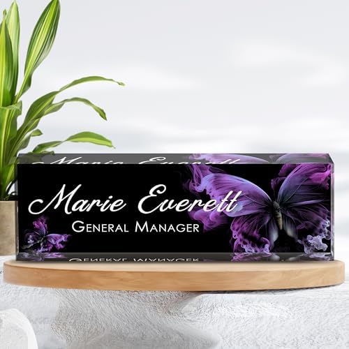 Custom Name Plate for Desk | Personalized Desk Name Plate | Personalized Boss Employee Appreciation Gifts | Acrylic Name Plate Office Desk Accessories - Image 6