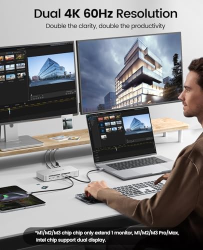 ORICO Thunderbolt 4 Docking Station, Dual 4K@60Hz, TB4, 40Gbps - Image 5