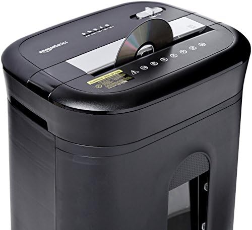 Amazon Basics 15 Sheet - original model Cross Cut Paper, CD Credit Card Office Shredder, Black - Image 6