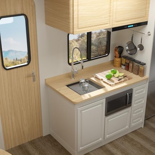Kichae 15 Undermount Bar Sink Small Stainless Steel 16 Gauge Workstaion - Image 4