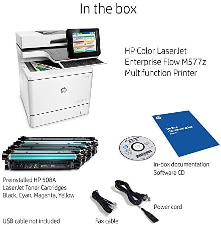 HP Color LaserJet Ent Flow MFP M577z Prntr:US/CA/LA (Renewed) - Image 4