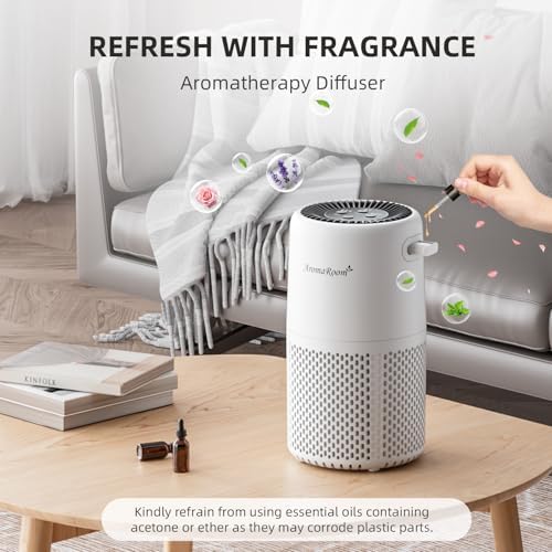 AromaRoom True HEPA Air Purifier for Bedroom, Baby Room - Image 3