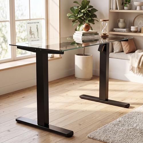 HUANUO Standing Desk Frame with Brushless Motor for Max 75 x 35 inch Tops - Image 2
