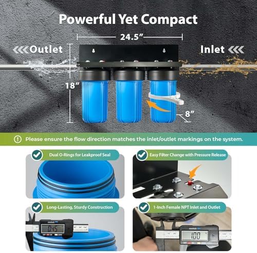 iSpring WGB31B-KS Heavy Metals Whole House Water Filter System - Image 4