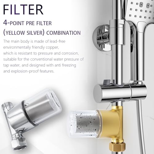 40 Micron Washing Machine Water Filter - Fits 1/2" NPT & 3/4" GHT - Protects Heaters/Showers & Appliances (silver) - Image 4